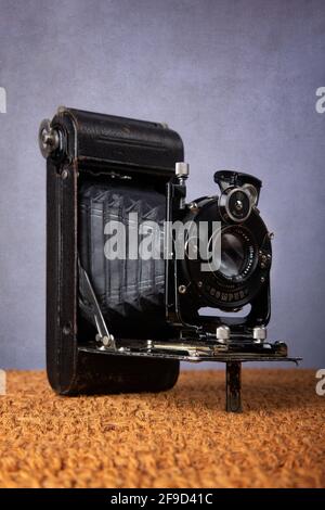 Houghton and Butcher, telecamera a soffietto pieghevole. N. 6 Carbine tascabile da orologio Foto Stock