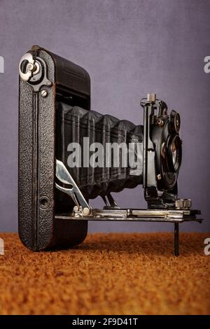 Houghton and Butcher, telecamera a soffietto pieghevole. N. 6 Carbine tascabile da orologio Foto Stock