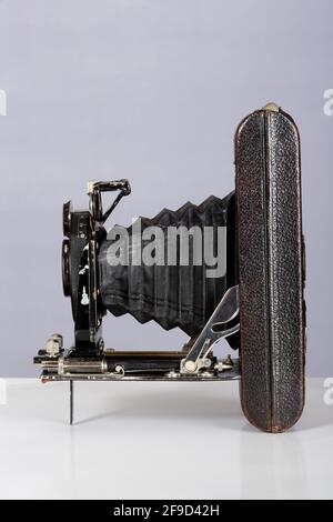 Houghton and Butcher, telecamera a soffietto pieghevole. N. 6 Carbine tascabile da orologio Foto Stock