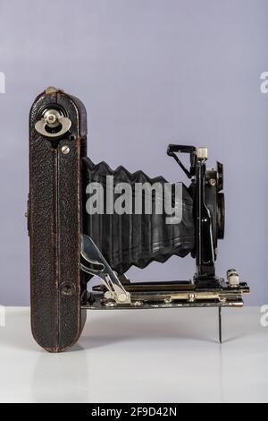 Houghton and Butcher, telecamera a soffietto pieghevole. N. 6 Carbine tascabile da orologio Foto Stock