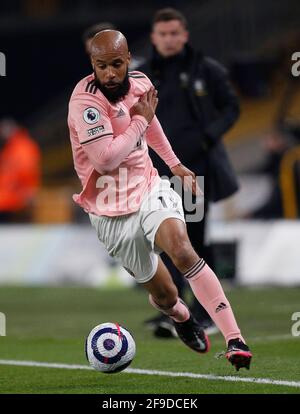 Wolverhampton, Regno Unito. 17 Apr 2021. David McGoldrick di Sheffield Utd durante la partita della Premier League a Molineux, Wolverhampton. Il credito immagine dovrebbe essere: Darren Staples/Sportimage Credit: Sportimage/Alamy Live News Foto Stock