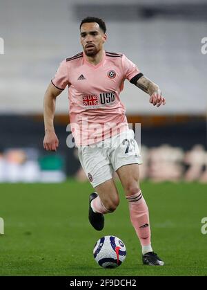 Wolverhampton, Regno Unito. 17 Apr 2021. Kean Bryans di Sheffield Utd durante la partita della Premier League a Molineux, Wolverhampton. Il credito immagine dovrebbe essere: Darren Staples/Sportimage Credit: Sportimage/Alamy Live News Foto Stock