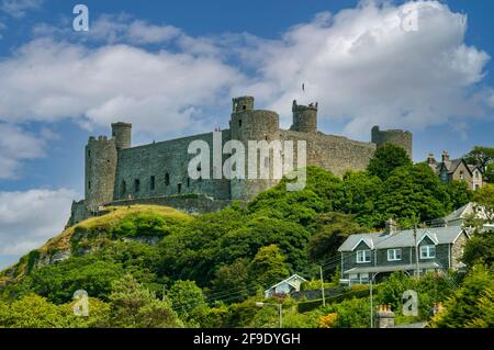 Harlech Castle, Harlech, Gwynedd, Galles Foto Stock
