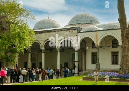 Il Tesoro, Palazzo Topkapi, Istanbul, Turchia Foto Stock