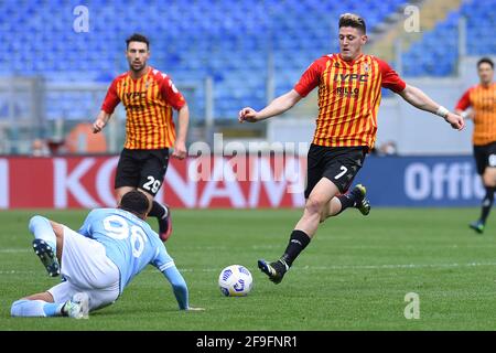 Roma, Italia, 3 aprile 2021 al Lazio vs Benevento Serie A League Credit:Roberto Ramaccia/Alamy Live News Foto Stock