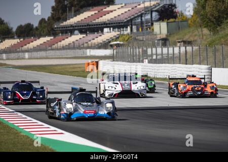 Azione durante la 2021 4 ore di Barcellona, 1° round della 2021 European le Mans Series, dal 15 al 17 aprile 2021 sul circuito di Barcellona-Catalunya, a Montmelo, vicino Barcellona, Spagna - Foto Xavi Bonilla / DPPI / LiveMedia Foto Stock