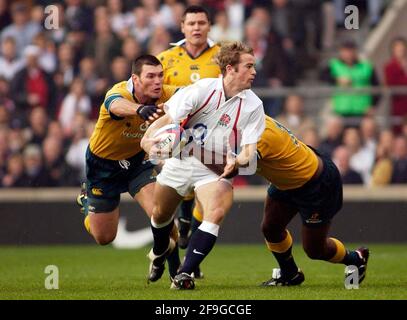 Rugby - Inghilterra / Australia - Novembre 2002 Foto Stock