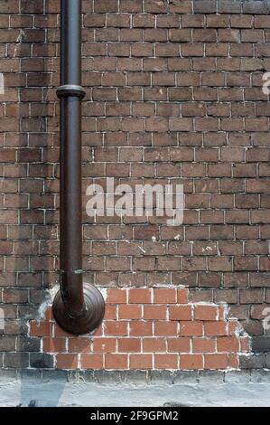 Bricks Patch (foto su pellicola fotografica) Foto Stock