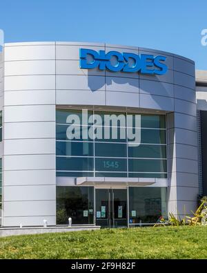 Diodes Incorporated uffici in Silicon Valley California USA Foto Stock