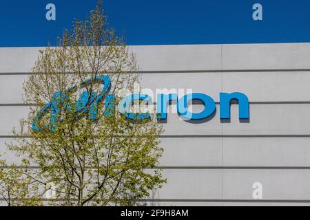 Uffici micron Technology nella Silicon Valley California USA Foto Stock