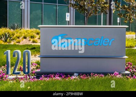 Zscaler una nuvola società di sicurezza in San Jose California Foto Stock