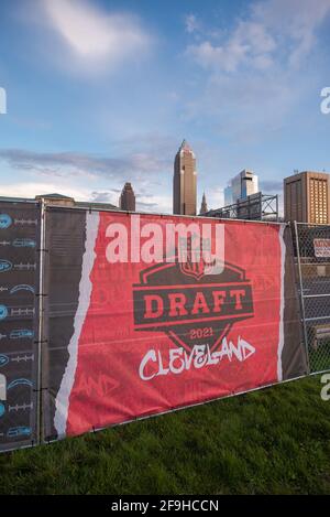 NFL Draft a cleveland ohio 2021 Foto Stock