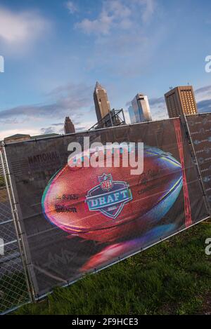 NFL Draft a cleveland ohio 2021 Foto Stock