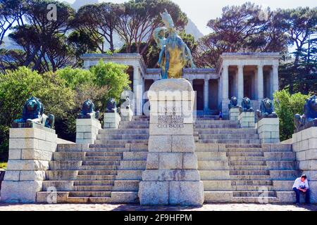 Rhodes Memorial in Table Mountain National Park, Sudafrica, Foto Stock