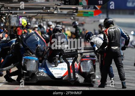 , durante la 2021 4 ore di Barcellona, 1° round della 2021 European le Mans Series, dal 15 al 17 aprile 2021 sul circuito di Barcellona-Catalunya, a Montmelo, vicino Barcellona, Spagna - Foto Frederic le Floc'h / DPPI / LiveMedia Foto Stock