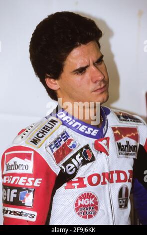 Alex Criville (SP), Honda 500, GP 1994, circuito del Mugello Foto Stock
