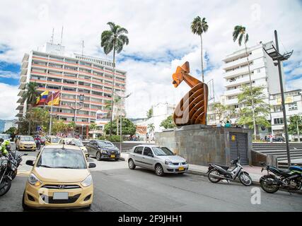 Ibague, Tolima / Colombia - 05 novembre 2016. Centro della città, chiamata la capitale musicale della Colombia Foto Stock