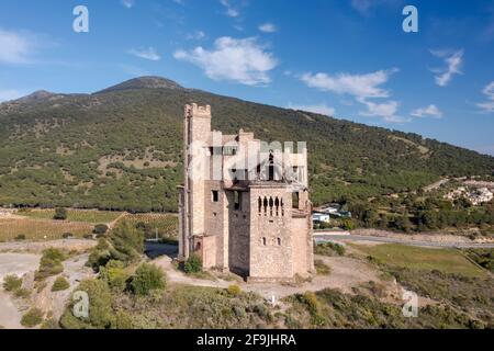 Castello di la Mota a Alhaurín el Grande, in provincia di Malaga, Spagna. Foto Stock