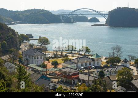 Misumi Porta Ovest, Prefettura di Kumamoto, Giappone Foto Stock