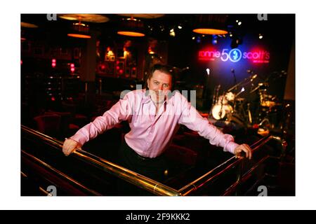 Simon Cooke... Amministratore delegato di Ronnie Scottsin LondonFotografia di David Sandison The Independent Foto Stock