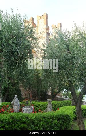 Sirmione, Lago di Garda, Lago di Garda, Gardasee, Italia Foto Stock