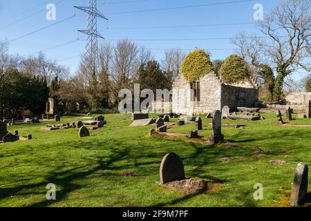 La chiesa di Culross West Kirk a Fife è stata presentata nella prima stagione Della serie Outlander TV Foto Stock