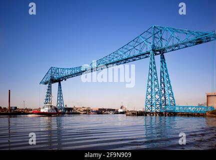 Transporter Bridge, Middlesbrough Foto Stock