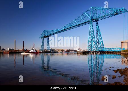 Transporter Bridge, Middlesbrough Foto Stock