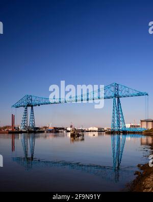 Transporter Bridge, Middlesbrough Foto Stock