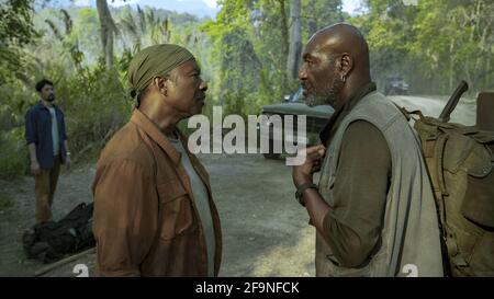 DELROY LINDO e CLARKE PETERS in da 5 BLOOD (2020), diretto da SPIKE LEE. Credit: 40 ACRES & A MULE FILMWORKS / Album Foto Stock