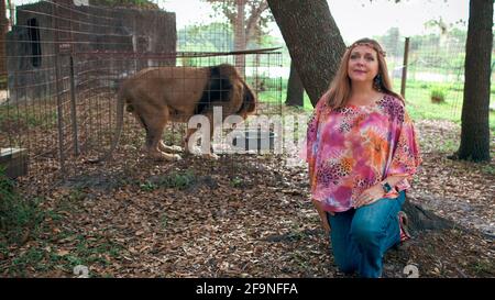 CAROLE BASKIN NEL RE DELLA TIGRE: OMICIDIO, CAOS E FOLLIA (2020). Credito: NETFLIX / Album Foto Stock