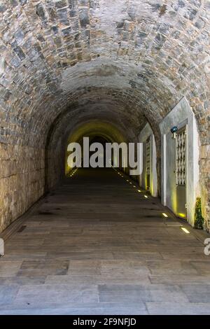 tunnel dello stadio panathenaic per atleta ad atene in grecia Foto Stock
