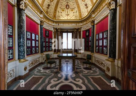 Firenze, Italia. All'interno della Galleria degli Uffizi, il più famoso museo di Firenze. Foto Stock