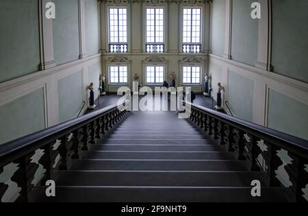 Firenze, Italia. All'interno della Galleria degli Uffizi, il più famoso museo di Firenze. Foto Stock