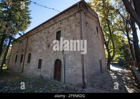 PERUSHTITSA, BULGARIA. Chiesa monumento San Arcangelo Michele in Perushtitza, regione Plovdiv Foto Stock