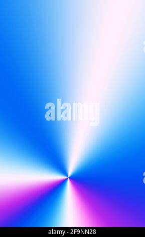 Immagine verticale di Gradient Royal Blue con illustrazione a raggio viola Per Abstract background Foto Stock