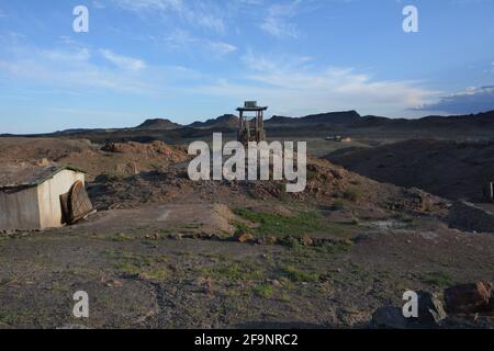 Il monastero di ongi del XVI secolo sul fiume ongi, nel distretto di Saikhan-Ovoo nella provincia di Dundgovi, in Mongolia, fu per lo più distrutto dai comunisti. Foto Stock