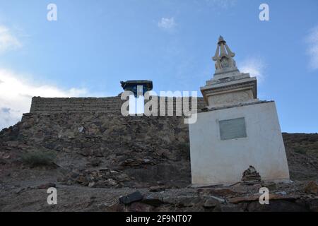 Il monastero di ongi del XVI secolo sul fiume ongi, nel distretto di Saikhan-Ovoo nella provincia di Dundgovi, in Mongolia, fu per lo più distrutto dai comunisti. Foto Stock