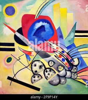 Blue-Red, Wassily Kandinsky, 1922, Foto Stock