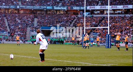 Rugby - Inghilterra / Australia - Novembre 2002 Foto Stock