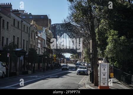 Il Ponte del Porto di Sydney Foto Stock