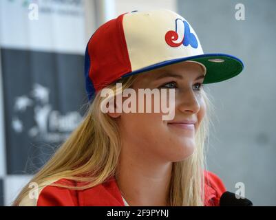 Tennista canadese Eugenie Bouchard Foto Stock