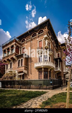 Italia Piemonte Torino - quartiere Crocetta - Casa della libertà Foto Stock