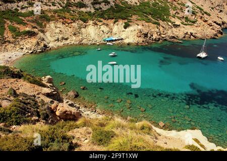 Spiaggia di Cala Bóquer Foto Stock