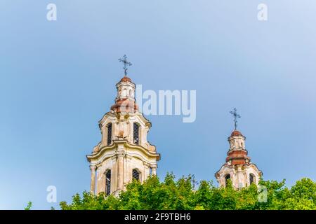 Chiesa di San Filippo e San Giacobbe a Vilnius, Lituania. Foto Stock