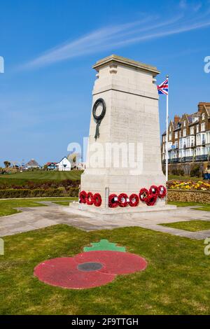 War Memorial, Hunstanton, Norfolk, Inghilterra. Foto Stock