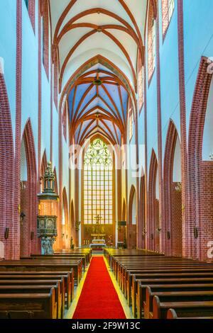 WROCLAW, POLONIA, 28 MAGGIO 2017: Interno della Chiesa di Santa Maria Maddalena a Wroclaw, Polonia Foto Stock
