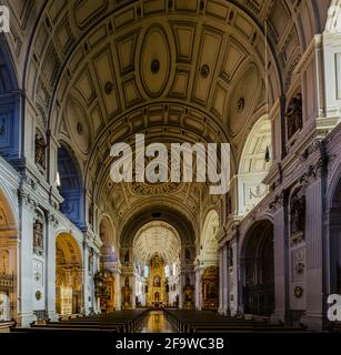 MONACO, GERMANIA, 20 AGOSTO 2015: Interno della Chiesa di San Michele a Monaco, Germania Foto Stock