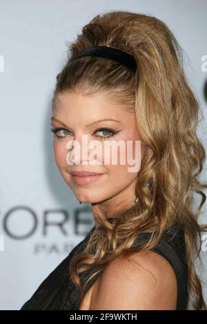 Stacy Ferguson, alias Fergie of the Black Eyed Peas, partecipa al lancio del Conde Nast Media Group alla New York Fashion Week con il terzo concerto annuale di Fashion Rocks presso la radio City Music Hall di New York il 7 settembre 2006. Foto: Henry McGee/MediaPunch Foto Stock