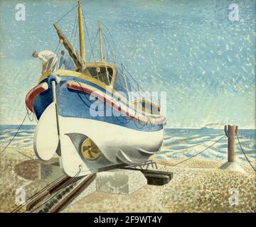 Eric Ravilious - il Lifeboat Foto Stock